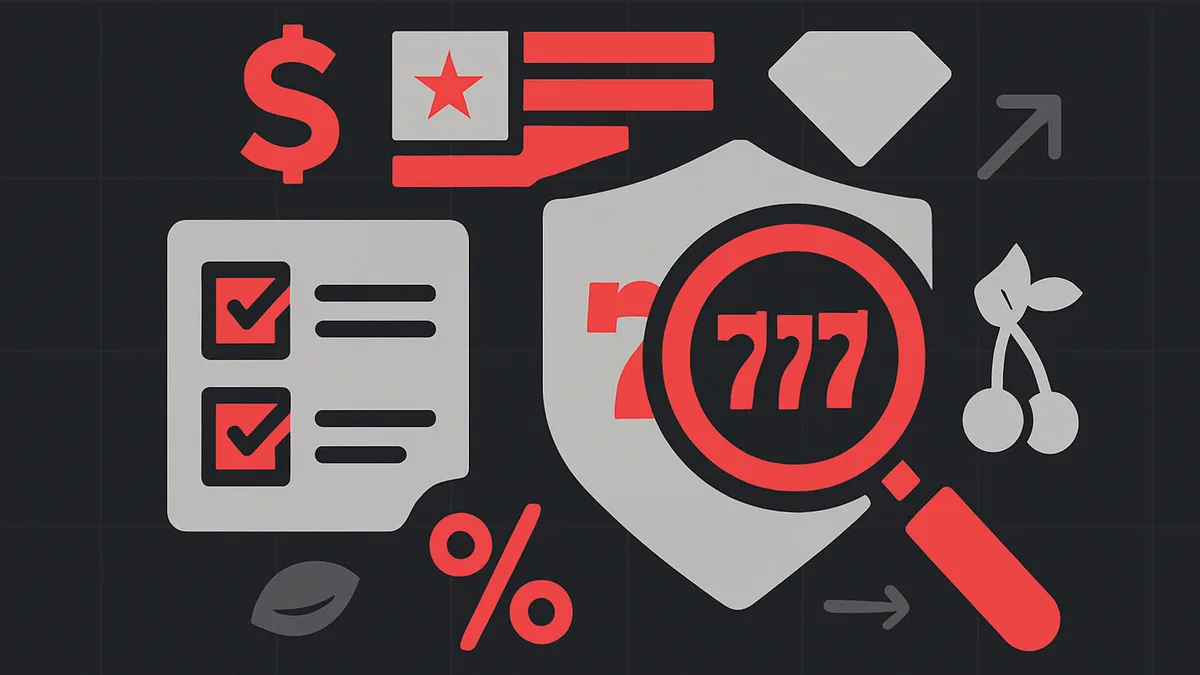 Illustration of vetting a new casino's state license before claiming a no deposit bonus