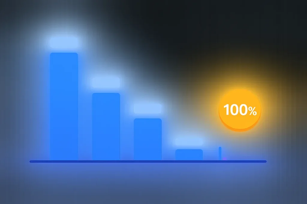 Vertical bar chart showing game contribution rates toward wagering, with slots at 100 percent and table games far lower